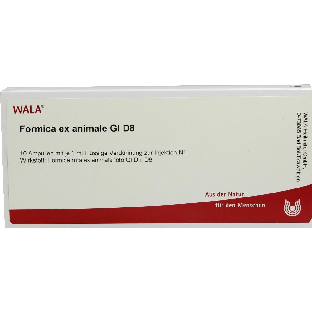 Formica ex animale Gl D8 Ampullen 10X1 ml Ampullen
