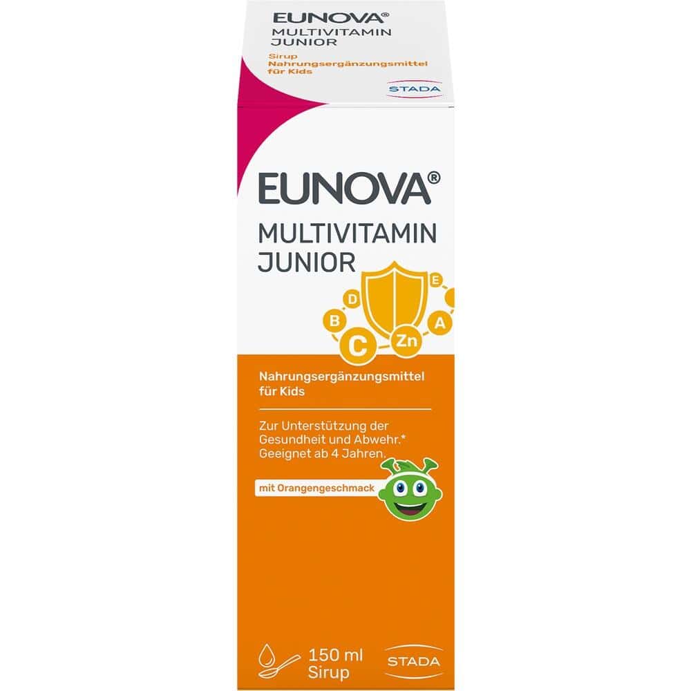 EUNOVA Junior MULTIVITAMINE FÜR KIDS 150 ml Sirup