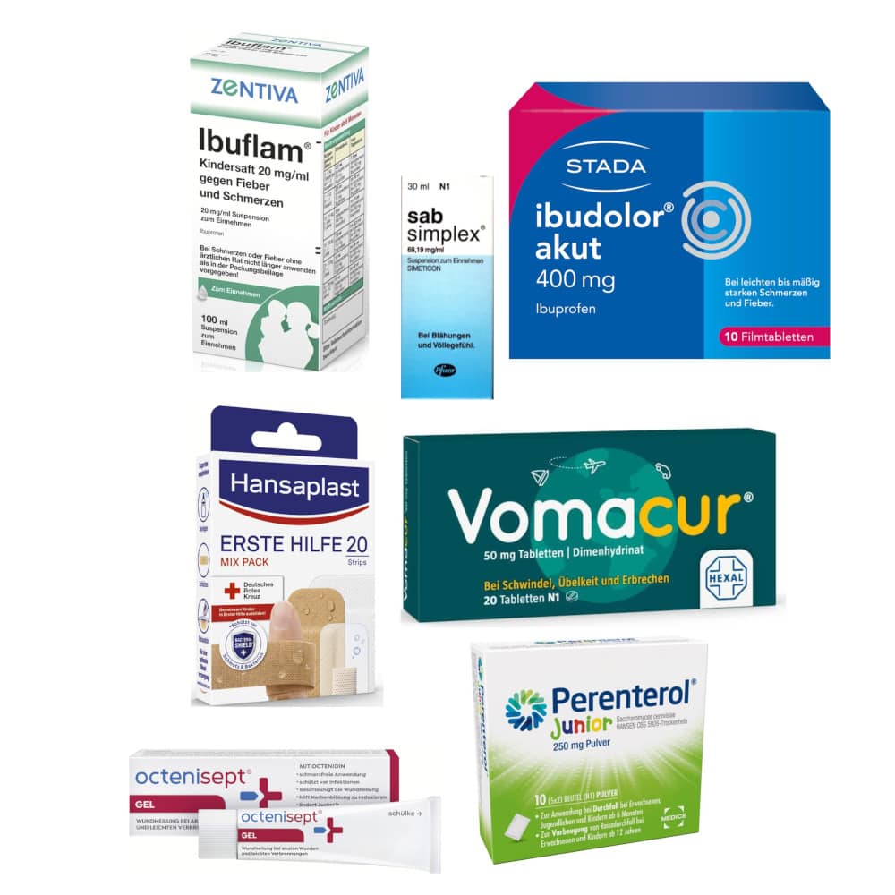 Reiseapotheke Familie 1 Sparset