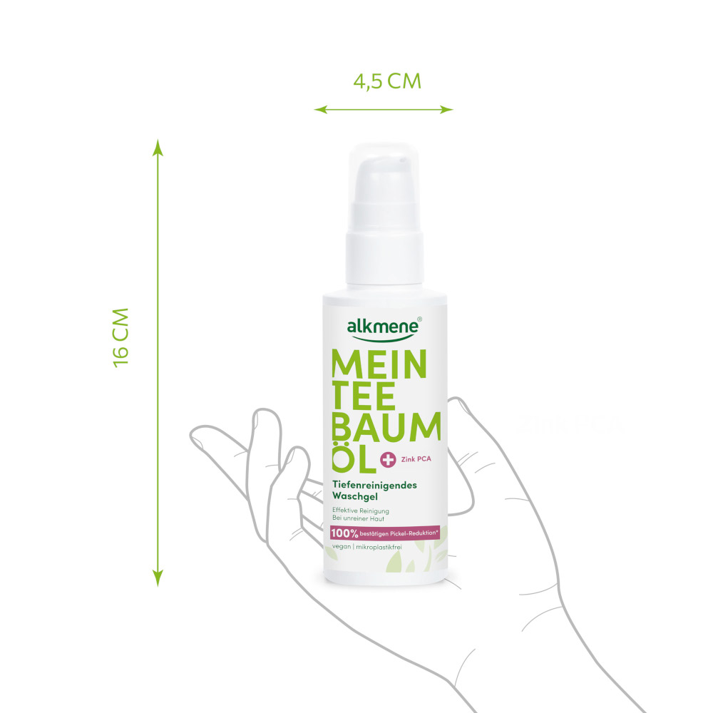 alkmene MEIN TEEBAUMÖL Tiefenreinigendes Waschgel 150 ml Gel