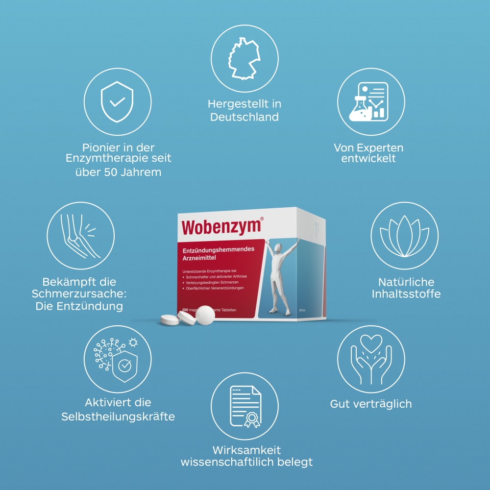 Wobenzym 200 St Tabletten magensaftresistent