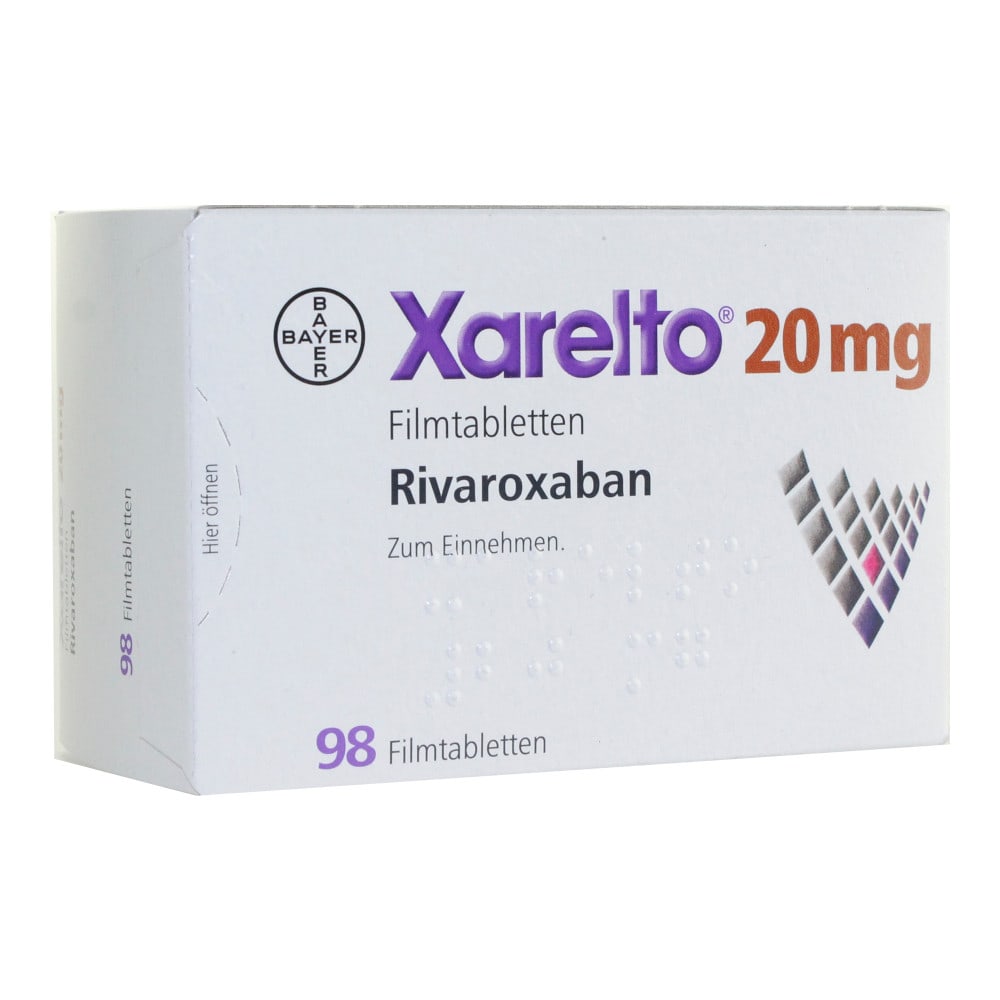 Xarelto 20mg 98 St Filmtabletten