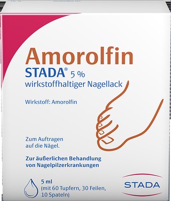 Amorolfin STADA 5% 5 ml Wirkstoffhaltiger Nagellack
