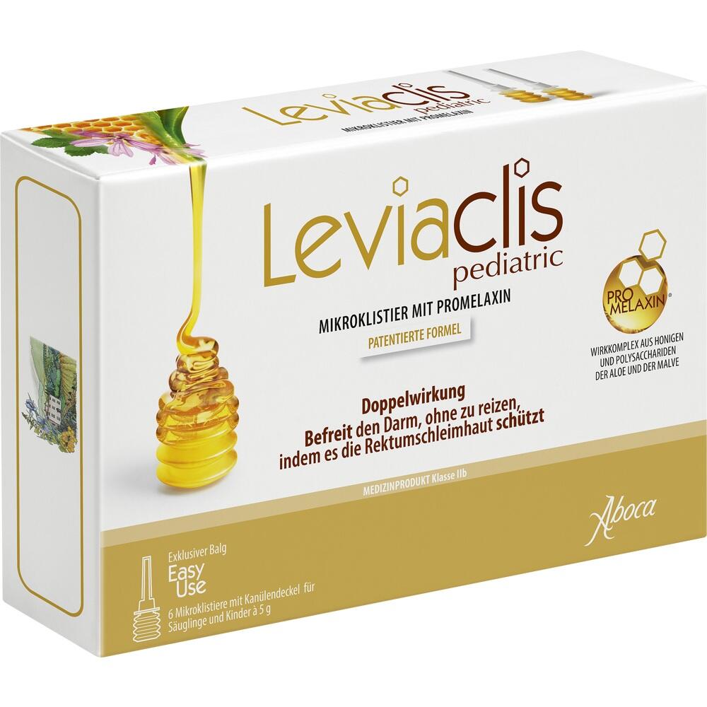Leviaclis pediatric bei Verstopfung 30 g Klistiere
