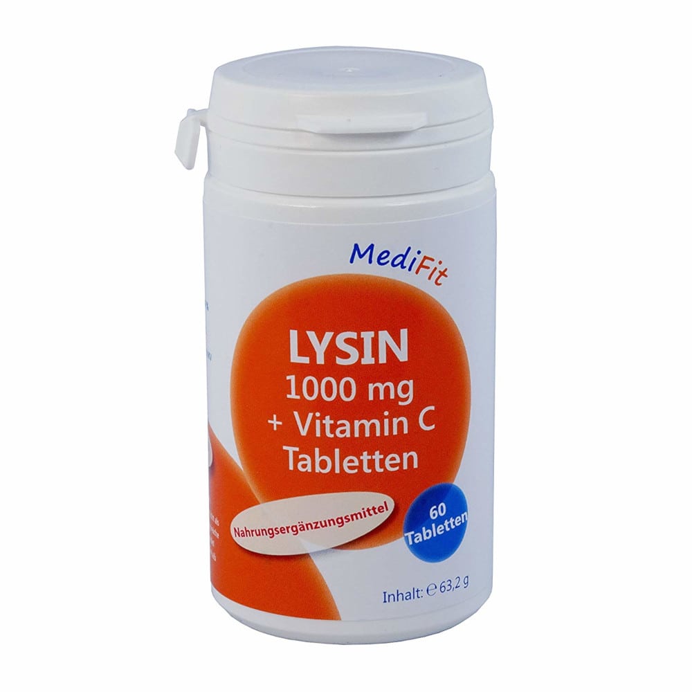 lysin 1000 MG + Vitamin C Tabletten  60 St Tabletten