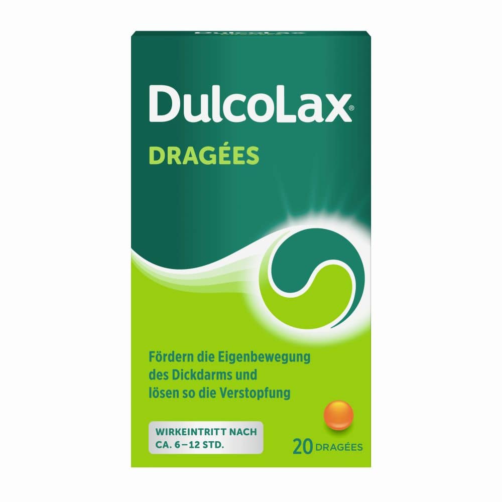 DulcoLax DRAGÉES - Abführmittel bei Verstopfung 20 St Tabletten magensaftresistent
