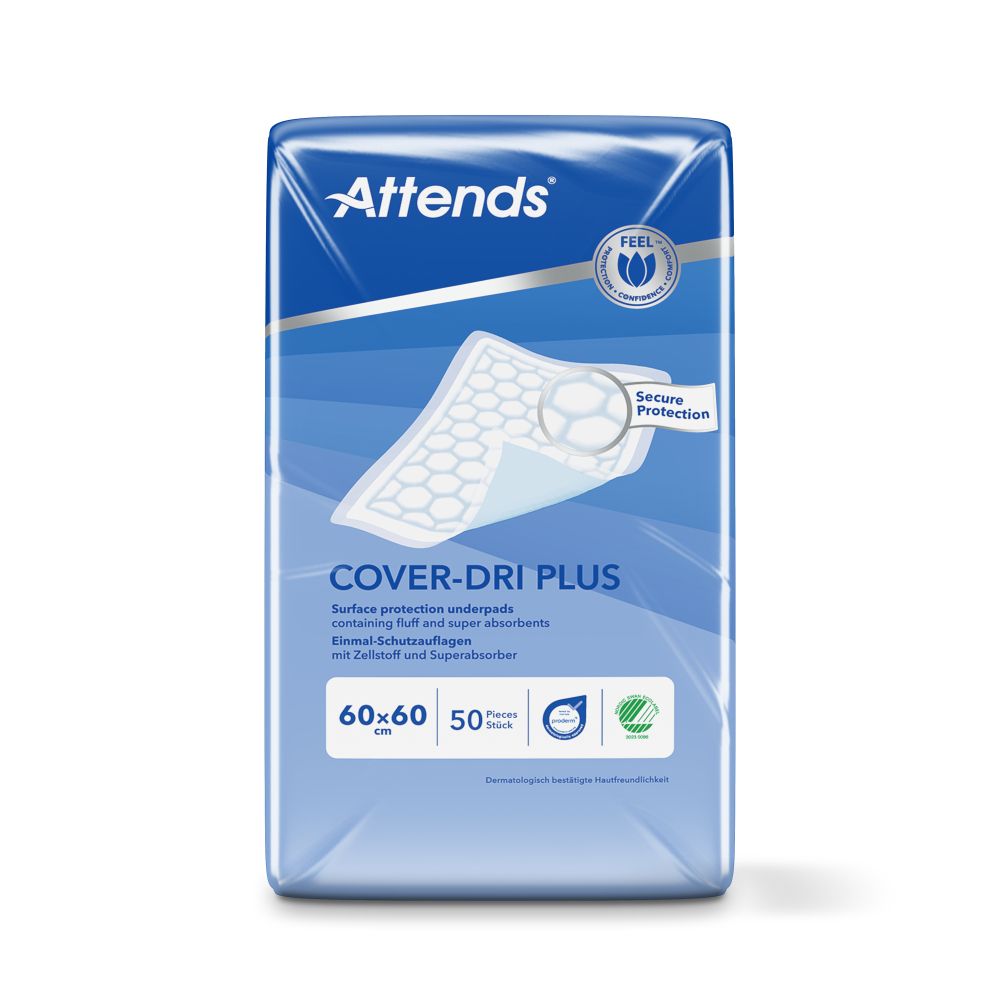 ATTENDS Cover-Dri Plus 60x60 cm 50 St
