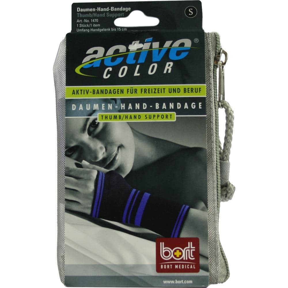 BORT ActiveColor Daumen Hand Band.small schwarz 1 St Bandage