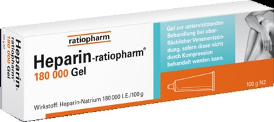 Heparin-ratiopharm 180000 100 g Gel