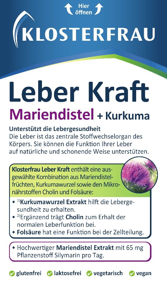 Klosterfrau Leber Kraft  30 St Tabletten