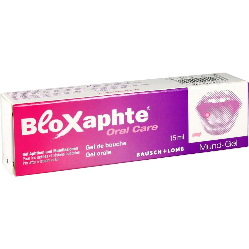Bloxaphte Oral Care Mundgel bei Aphthen und Verletzungen im Mund 15 ml Gel