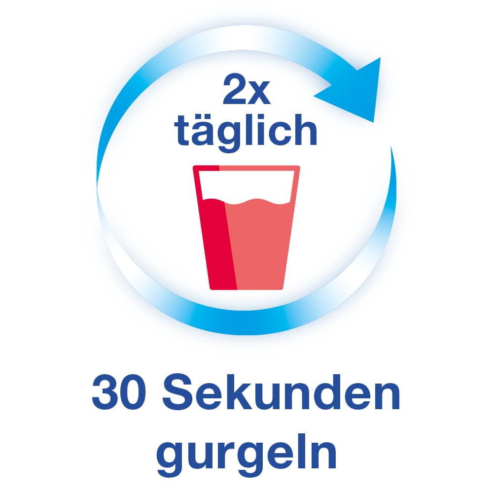 Hexoral Lösung bei Entzündungen in Mund und Rachen