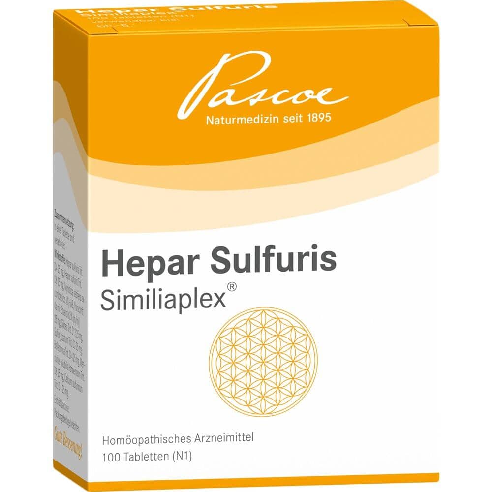 HEPAR SULFURIS SIMILIAPLEX Tabletten 100 St Tabletten