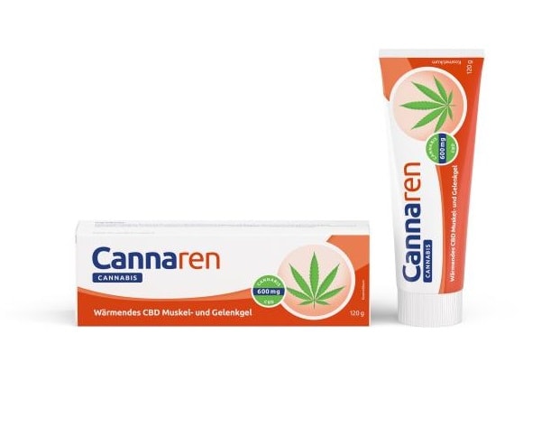 Cannaren CANNABIS Wärmendes CBD Muskel- und Gelenkgel 120 g Gel