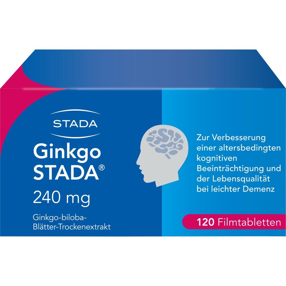 Ginkgo STADA 240 mg   -15 €-Aktion*  120 St Filmtabletten