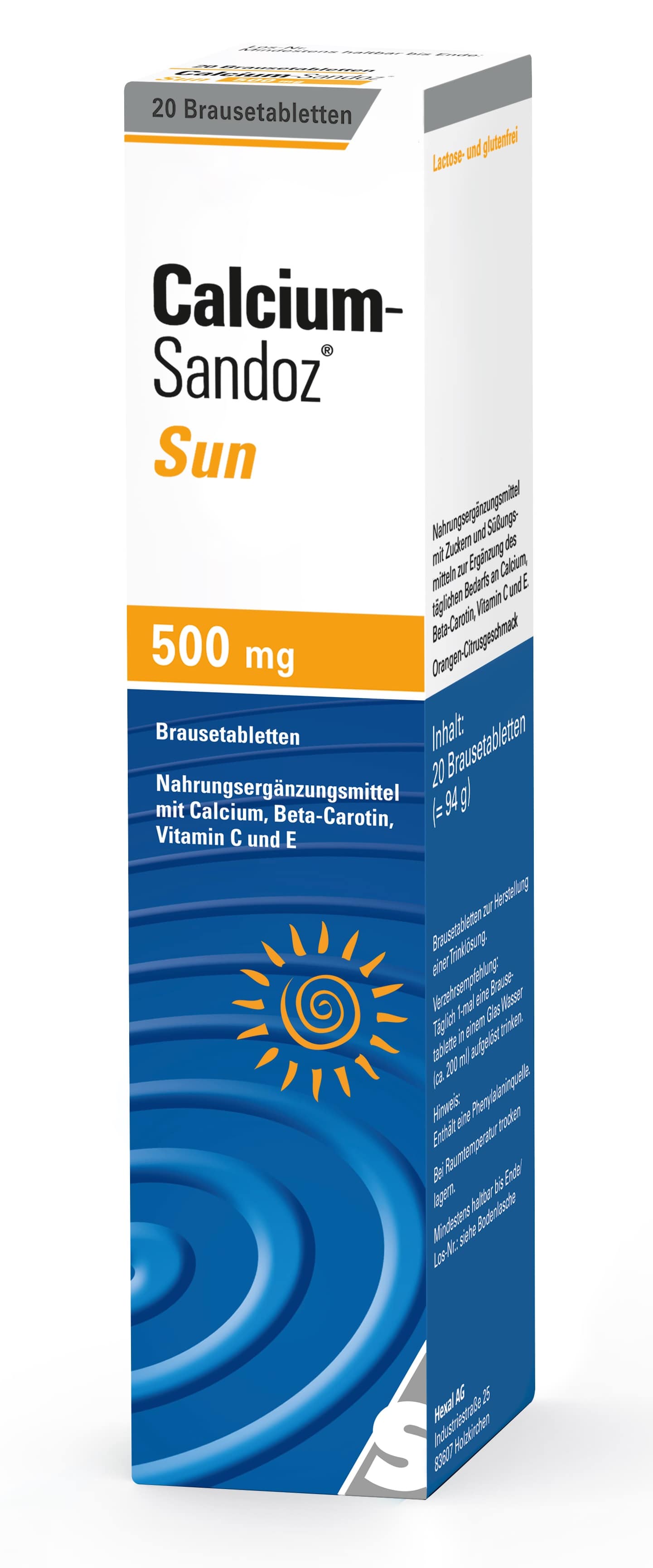 Calcium-Sandoz Sun  20 St Brausetabletten