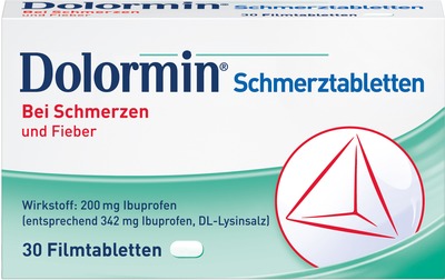 Dolormin Schmerztabletten mit Ibuprofen bei Kopfschmerzen