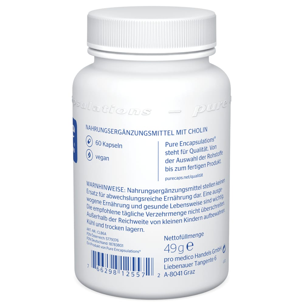 pure encapsulations Cholin 60 St Kapseln