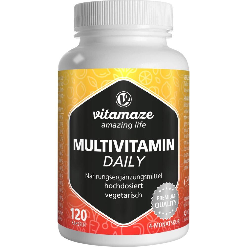 vitamaze MULTIVITAMIN DAILY ohne Jod 120 St Kapseln