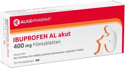 Ibuprofen AL akut 400 mg Filmtabletten bei akuten Schmerzen