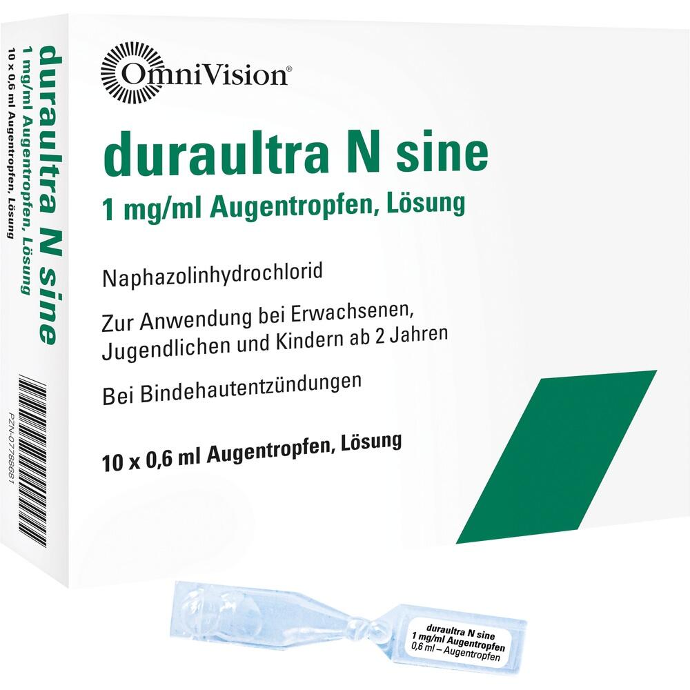 Duraultra N sine Augentropfen 10X0.6 ml Augentropfen