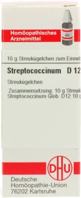 STREPTOCOCCINUM D 12 Globuli 10 g Globuli