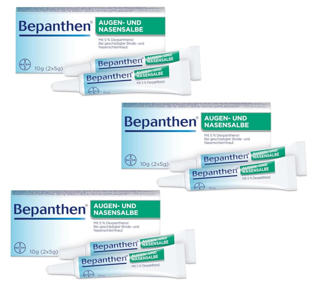Bepanthen Augensalbe 3x10g  3X10 g Augen- und Nasensalbe