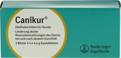 Canikur Kautabletten 12 Stk. für Hunde nach aktutem Durchfall 3X4 St Tabletten