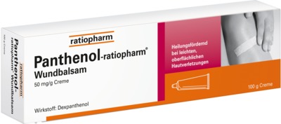 Panthenol-ratiopharm Wundbalsam 100 g Creme