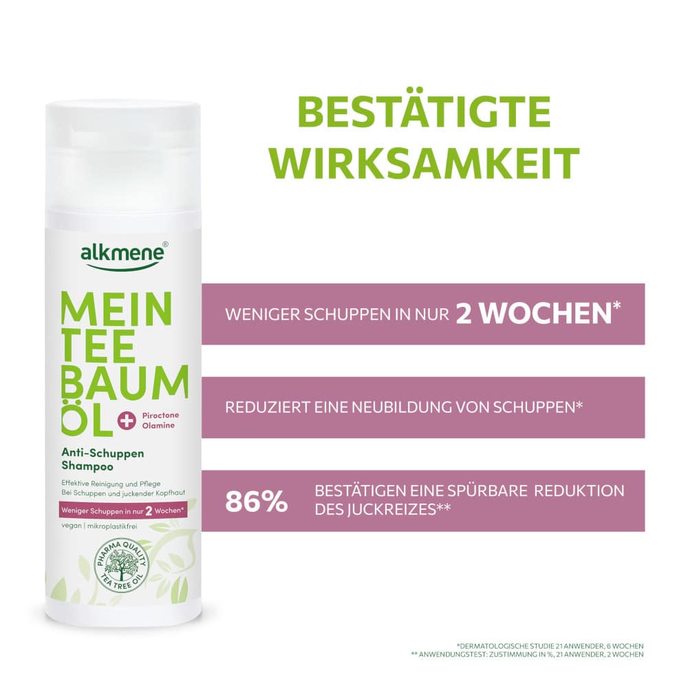 alkmene MEIN TEEBAUMÖL Anti-Schuppen-Shampoo 200 ml Shampoo