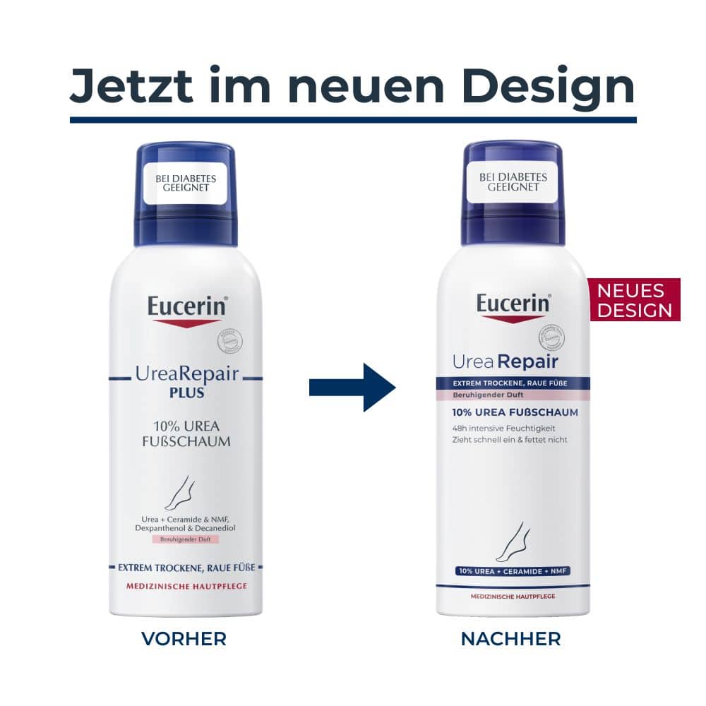 Eucerin UreaRepair PLUS 10% UREA FUßSCHAUM  150 ml Schaum