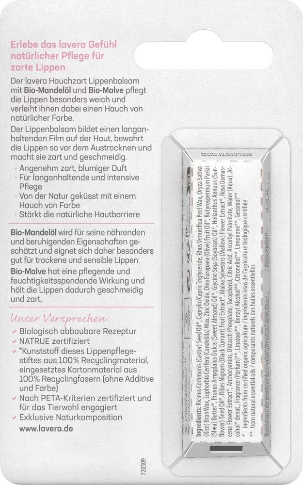 Lavera Hauchzart Lippenbalsam 4.5 g Balsam
