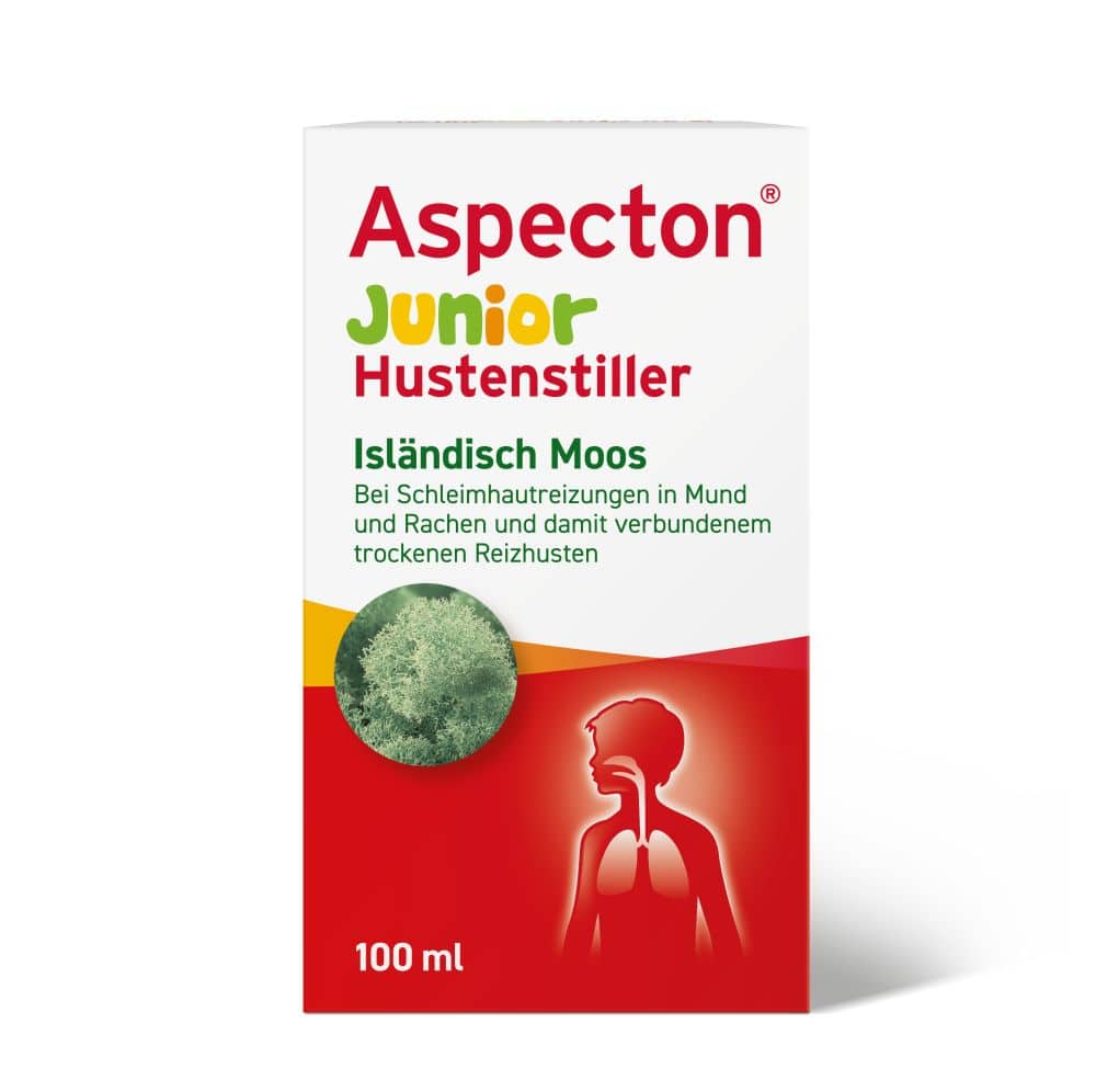 ASPECTON Junior Hustenstiller Isländisch Moos Saft 100 ml Saft