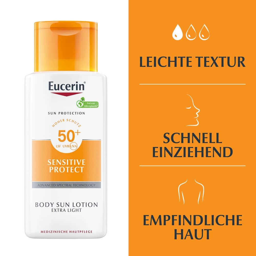 Eucerin SENSITIVE PROTECT BODY SUN LOTION LSF 50+ 150 ml Lotion
