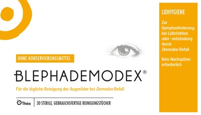 Blephademodex Sterile Reinigungstücher 30 St Kompressen
