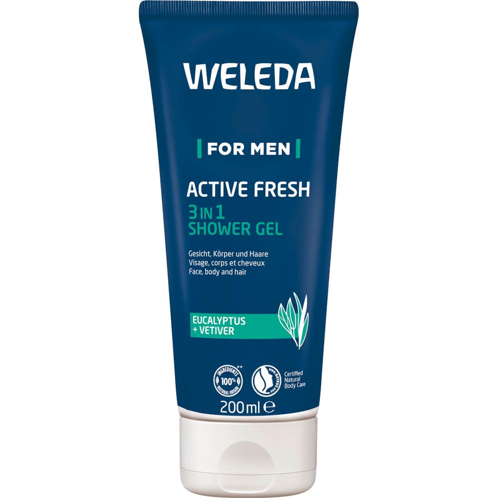 Weleda For Men Active Fresh 3in1 Shower Gel 200 ml Duschgel