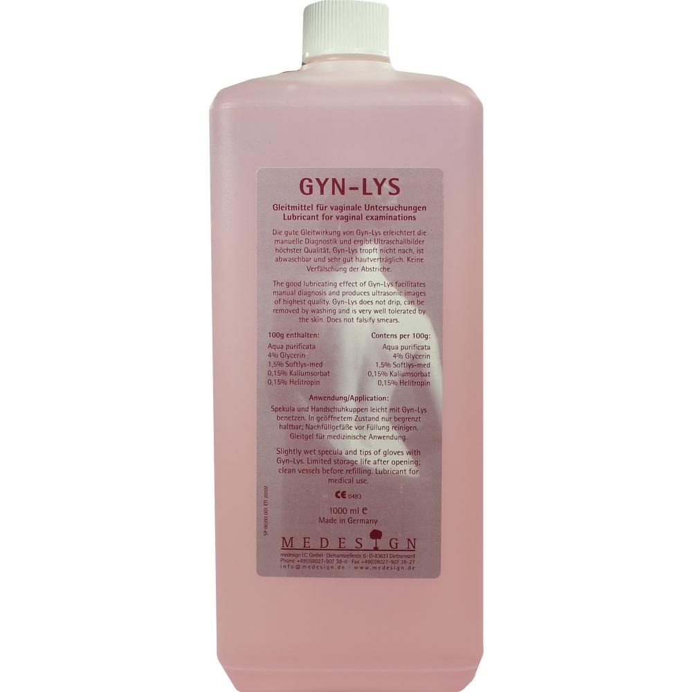 GYN LYS Gleitmittel 1000 ml Gel