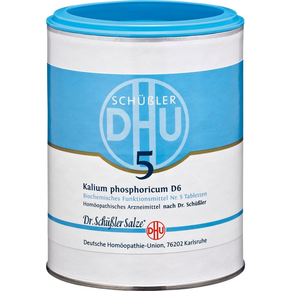 DHU Schüssler-Salz Nr. 5 Kalium phosphoricum D 6 Tabletten 1000 St Tabletten