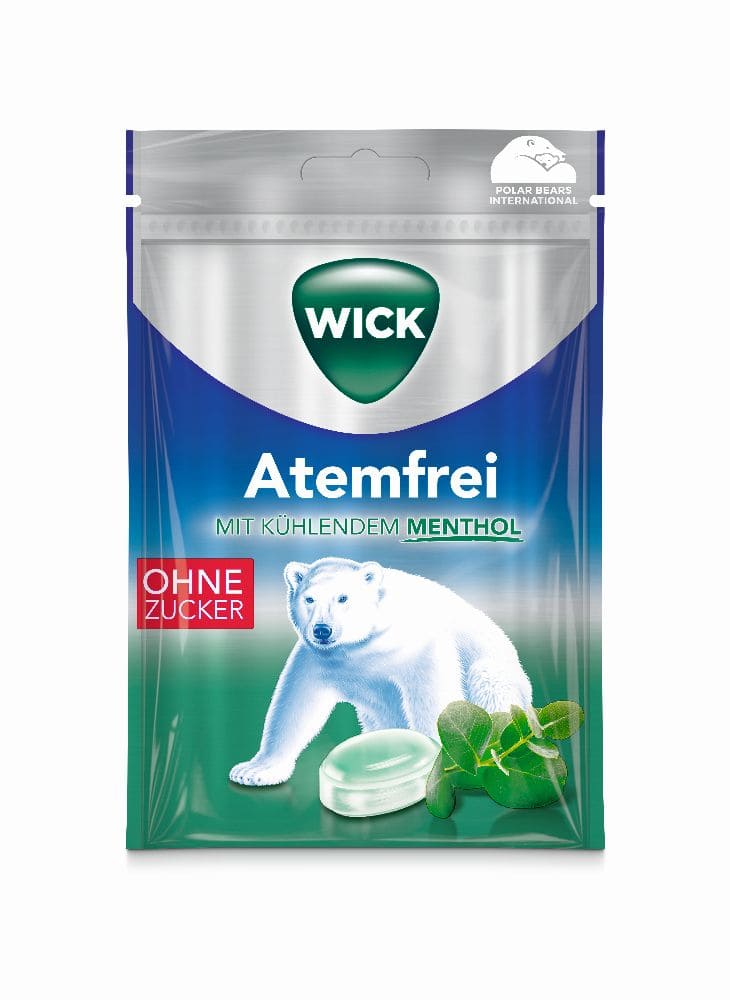 WICK Atemfrei VapoPlus EUKALYPTUS Bonbons ohne Zucker 72 g Bonbons