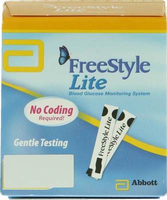 FREESTYLE Lite Teststreifen ohne Codieren 100 St Teststreifen 100 St