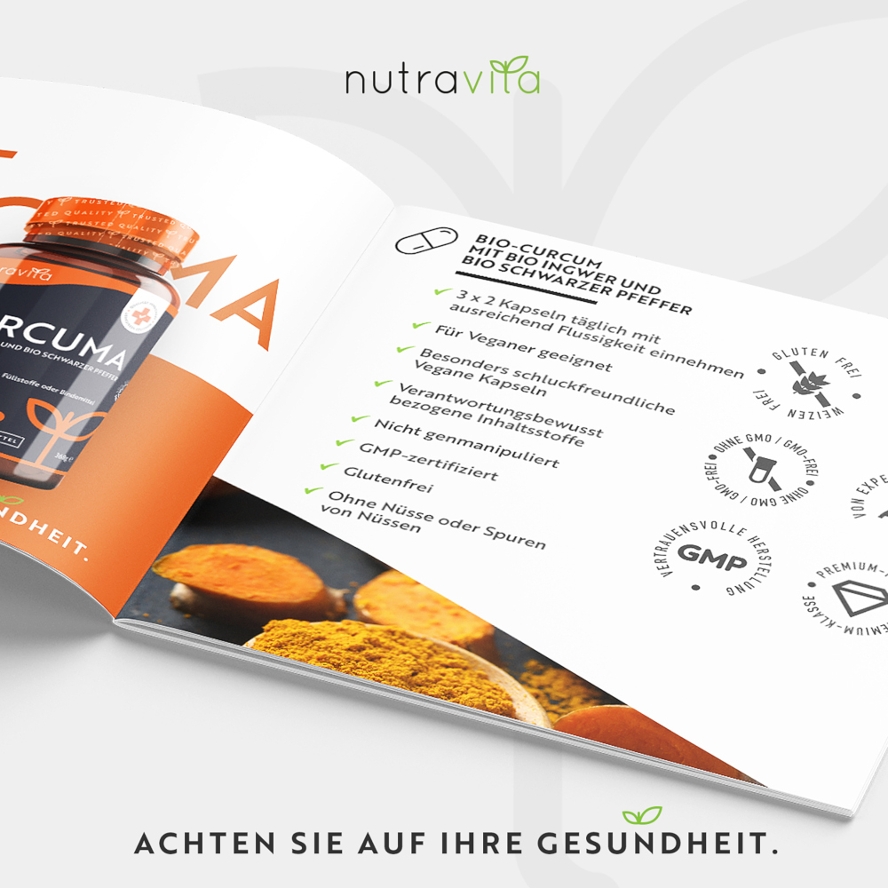 Nutravita BIO CURCUMA 270 St Kapseln
