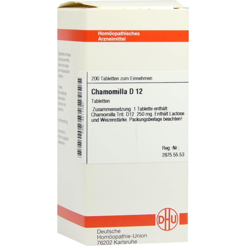 CHAMOMILLA D 12  200 St Tabletten
