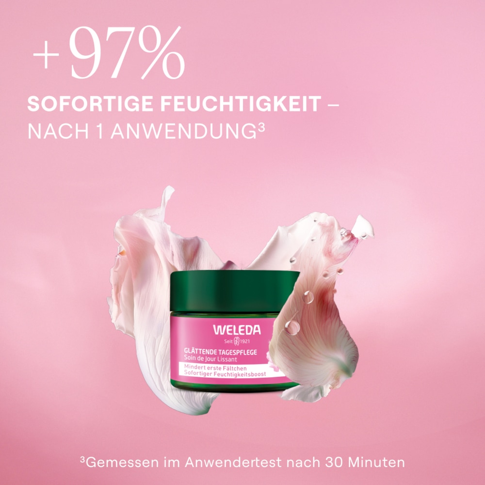WELEDA Glättende Tagespflege Wildrose & Weisser Tee 40 ml Creme