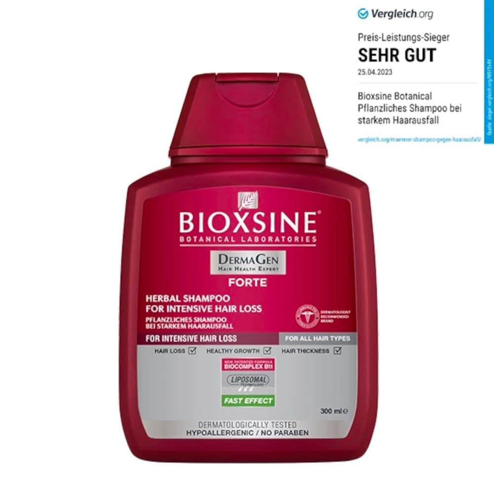 BIOXSINE DermaGen Forte gegen Haarausfall Shampoo 300 ml Shampoo