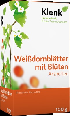 Weißdornblätter mit Blüten Tee 100 g Tee