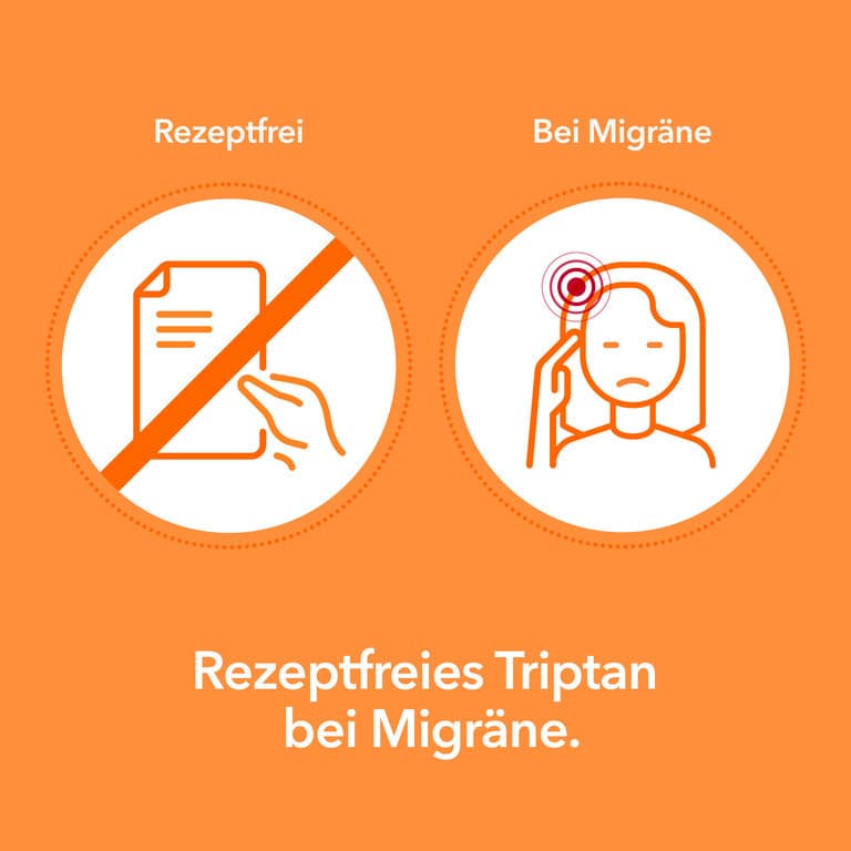 Sumatriptan ratiopharm bei Migräne 50 mg 2 St Filmtabletten