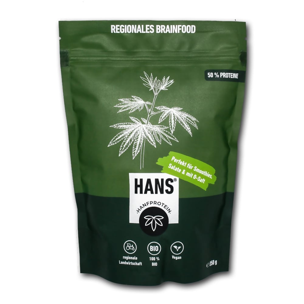 HANS HANFPROTEIN BIO PULV 350 g Pulver