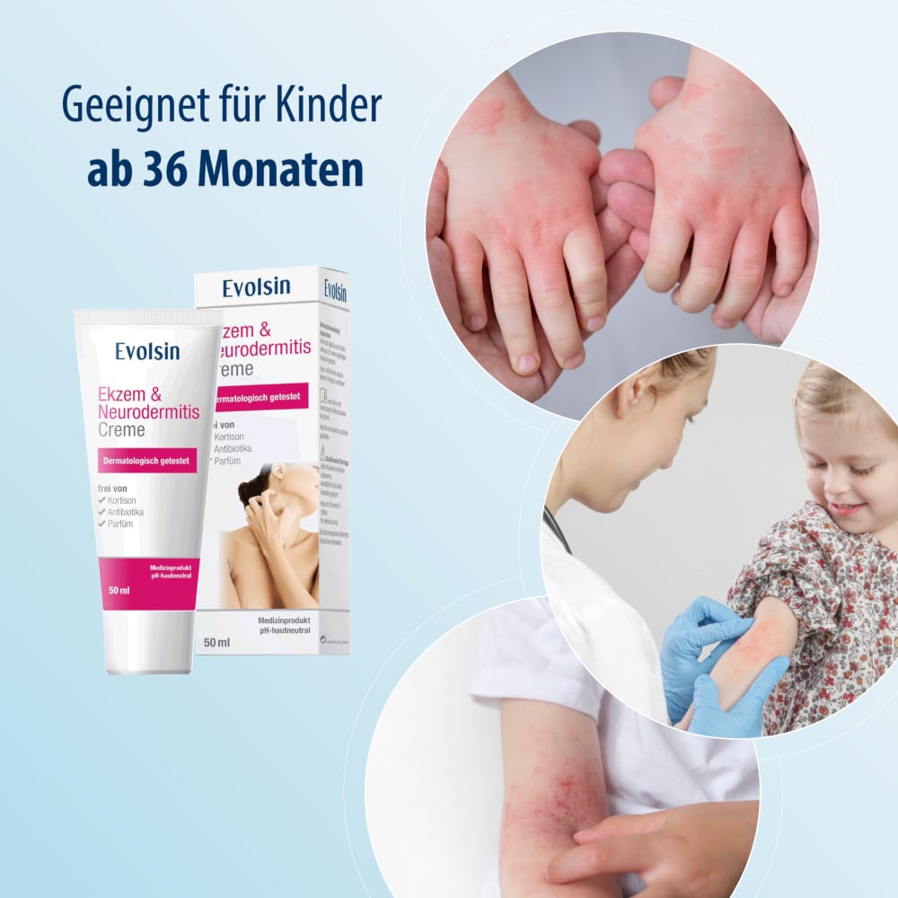 Evolsin Ekzem & Neurodermitis Creme 50 ml Creme