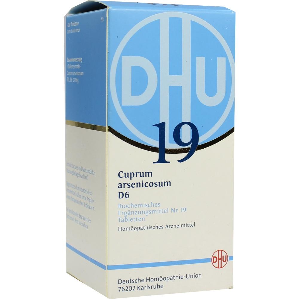 DHU Schüssler-Salz Nr. 19 Cuprum arsenicosum D 6 Tabletten 420 St Tabletten