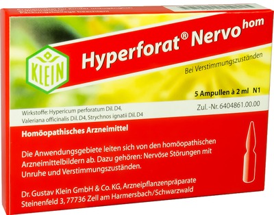 HYPERFORAT Nervohom Injektionslösung 5X2 ml Injektionslösung